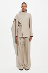 Jillos Draped Scarf Blazer