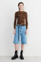 カニファインニットトップ