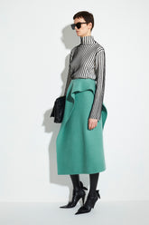 Sargent Skirt With Drape Detail