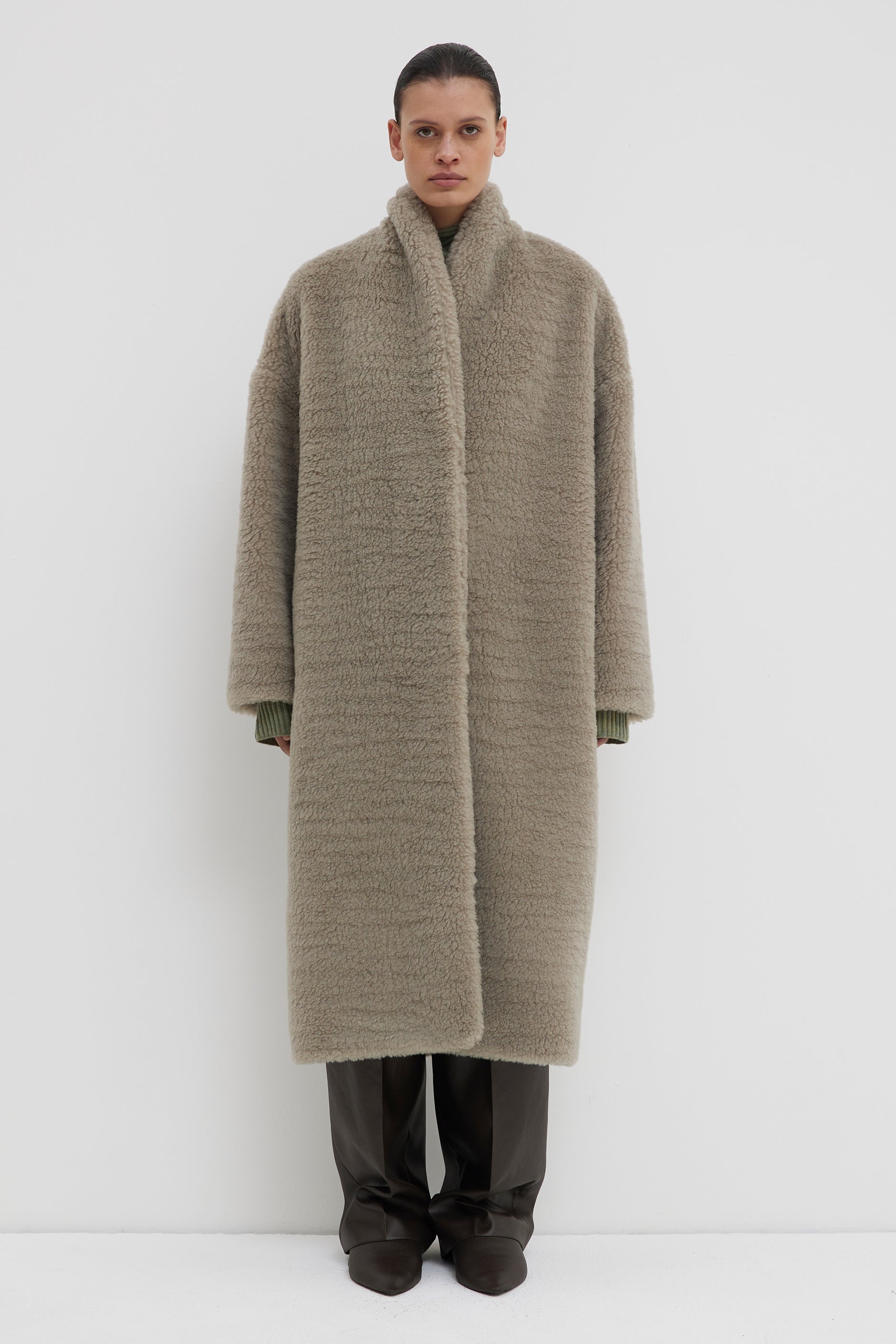 〓christian wijnants〓 GREEN WOOLチェックCOAT 〓christian wijnants〓 GREEN WOOLチェックCOAT