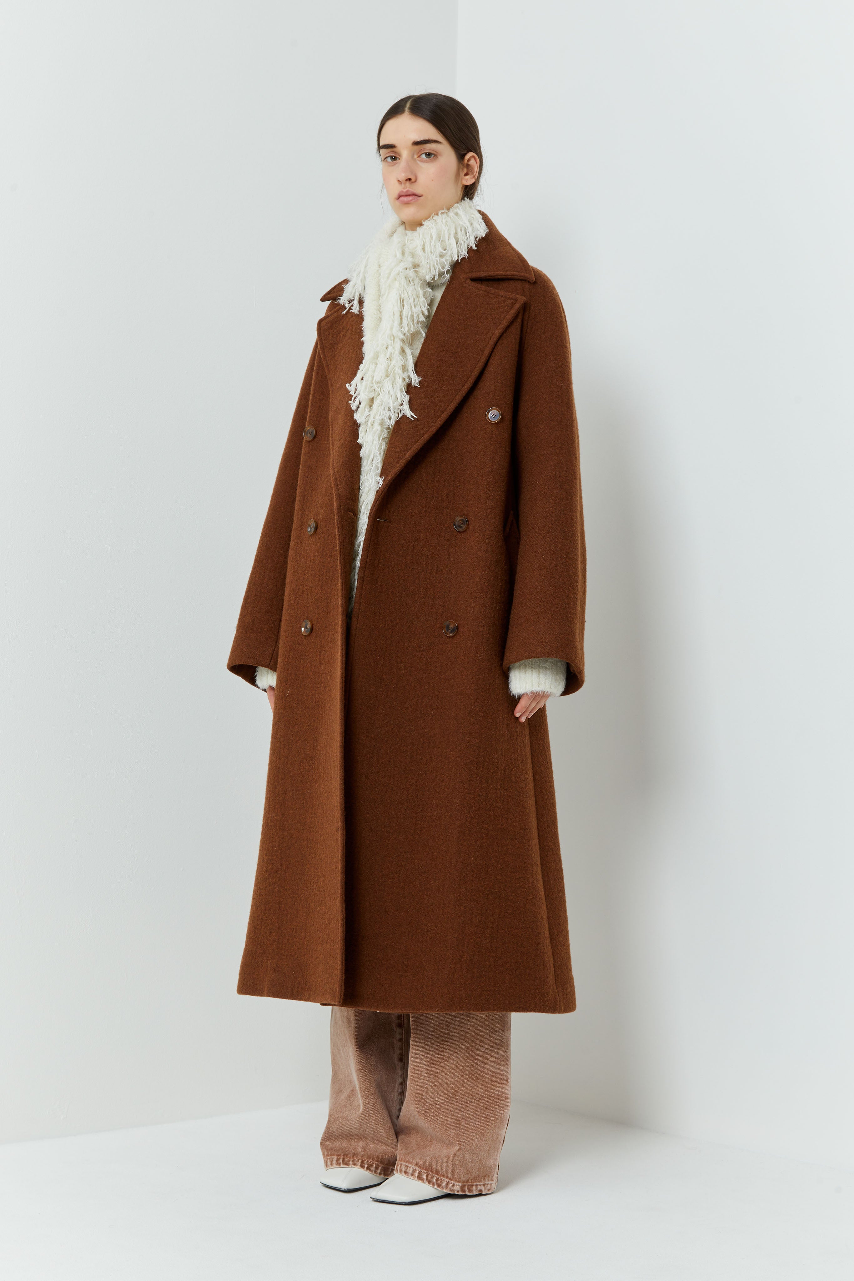 〓christian wijnants〓 GREEN WOOLチェックCOAT Christian Wijnants Men's Fall 2021 [PHOTOS]