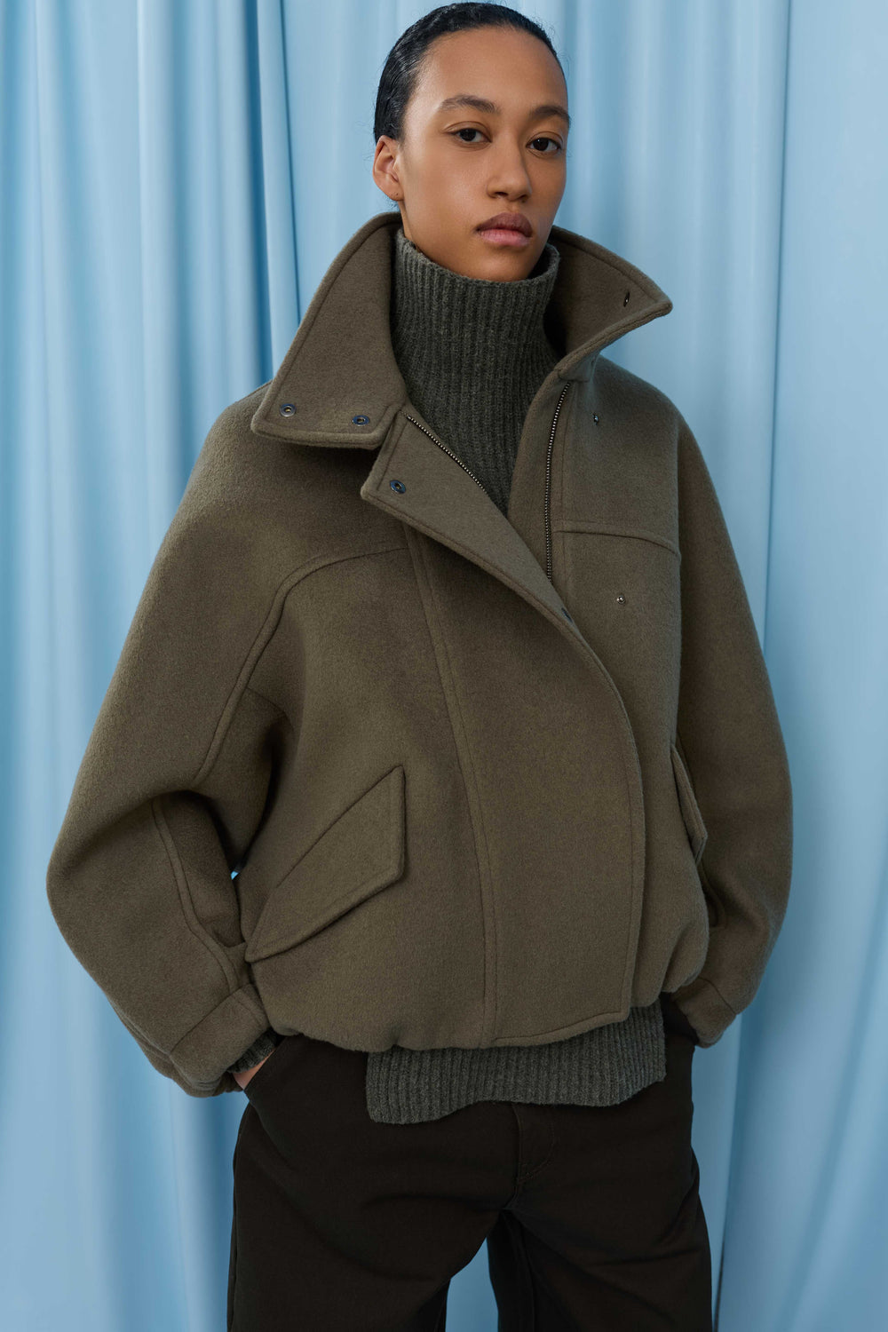 Japuto Wool Bomber Jacket