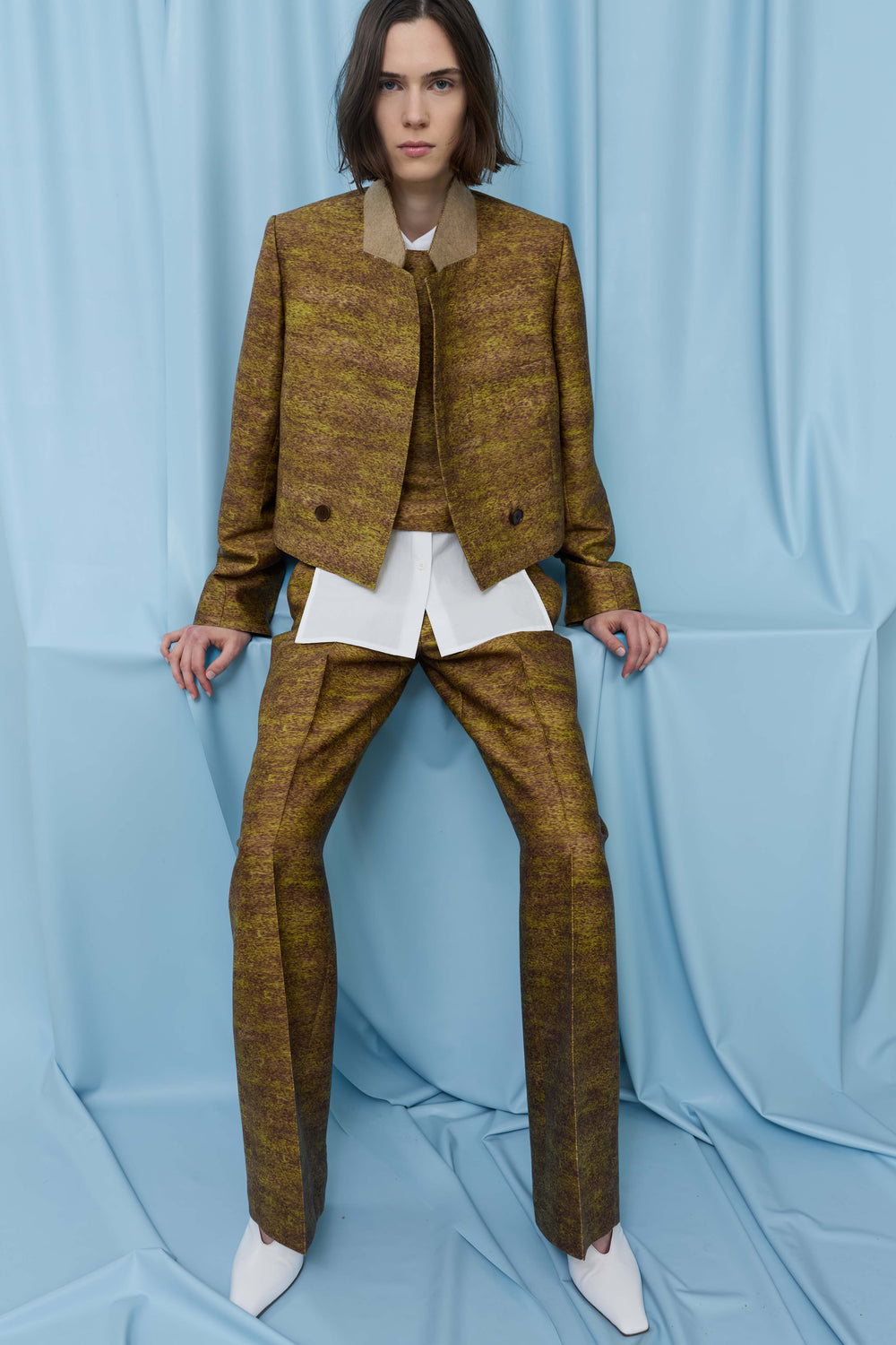 Javas Cropped Tailored Jacket