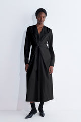 Darkah Long Sleeve Knot Dress