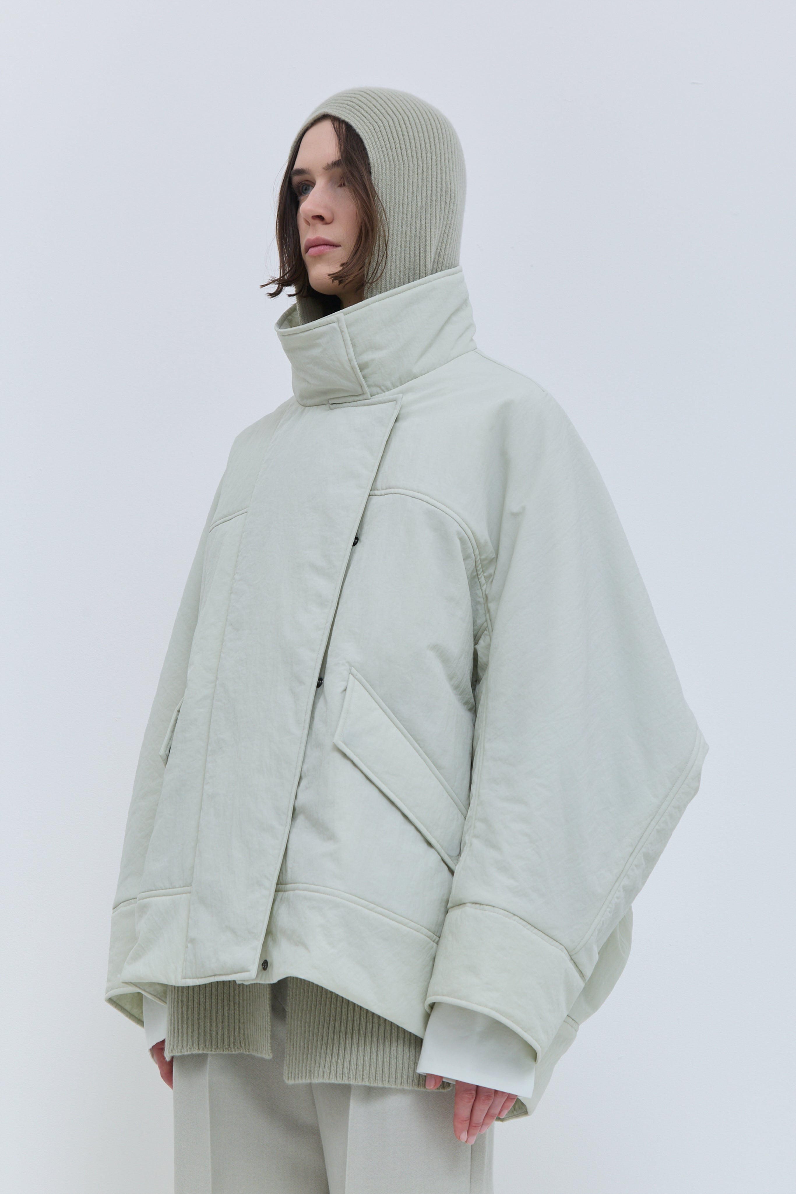 Jombo Padded High Collar Jacket – Christian Wijnants Shop