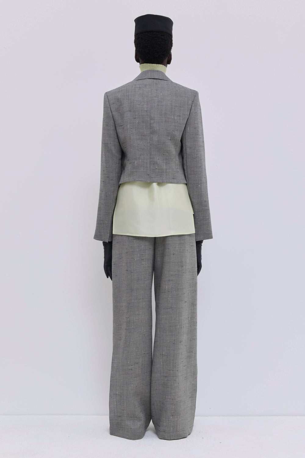 Jordia Cropped Tailored Blazer