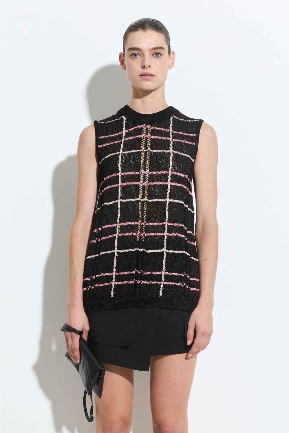 Kabak Sleeveless Knit Top