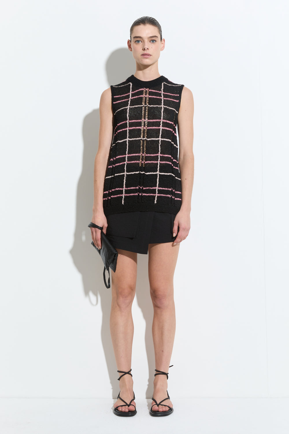 Kabak Sleeveless Knit Top