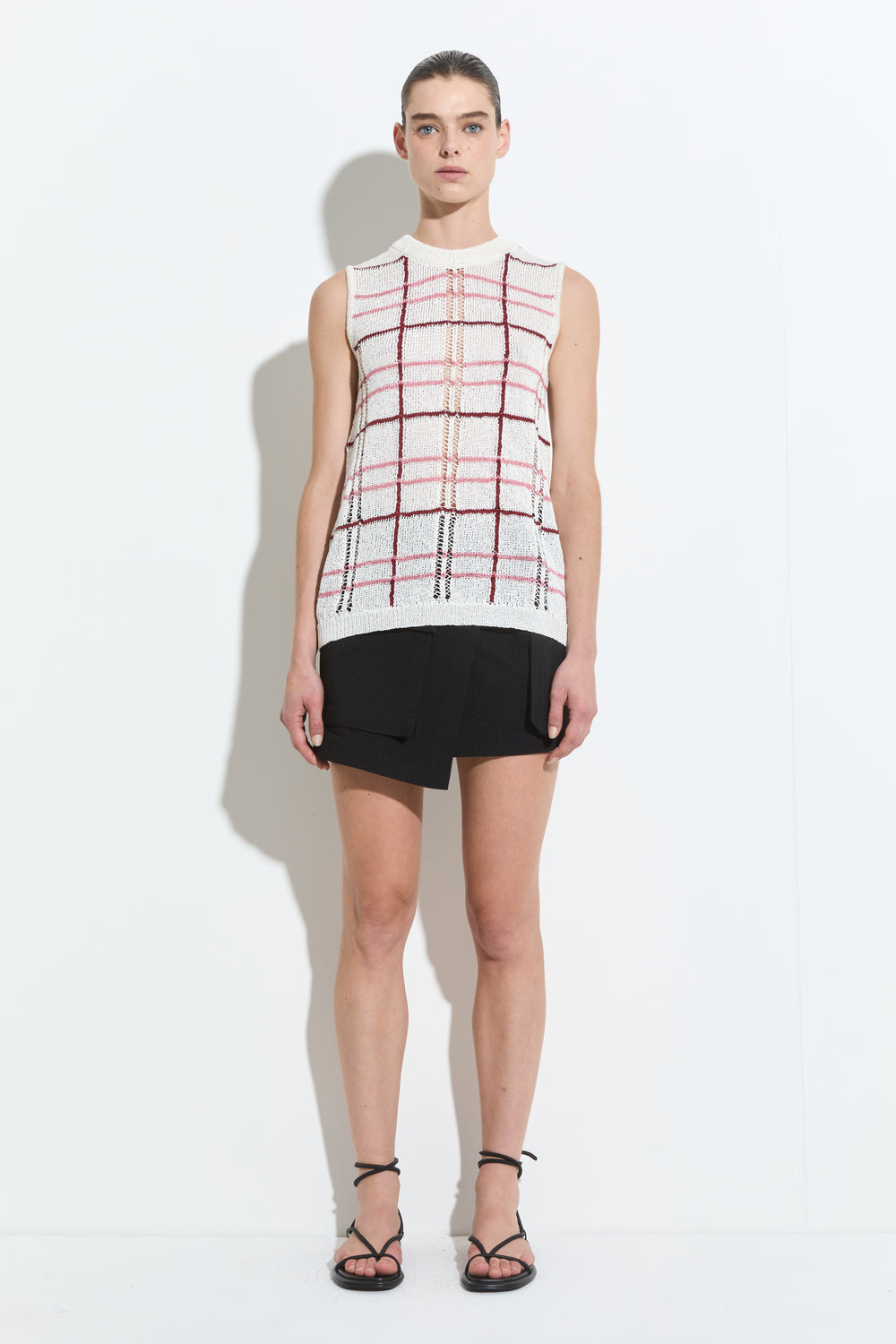 Kabak Sleeveless Knit Top