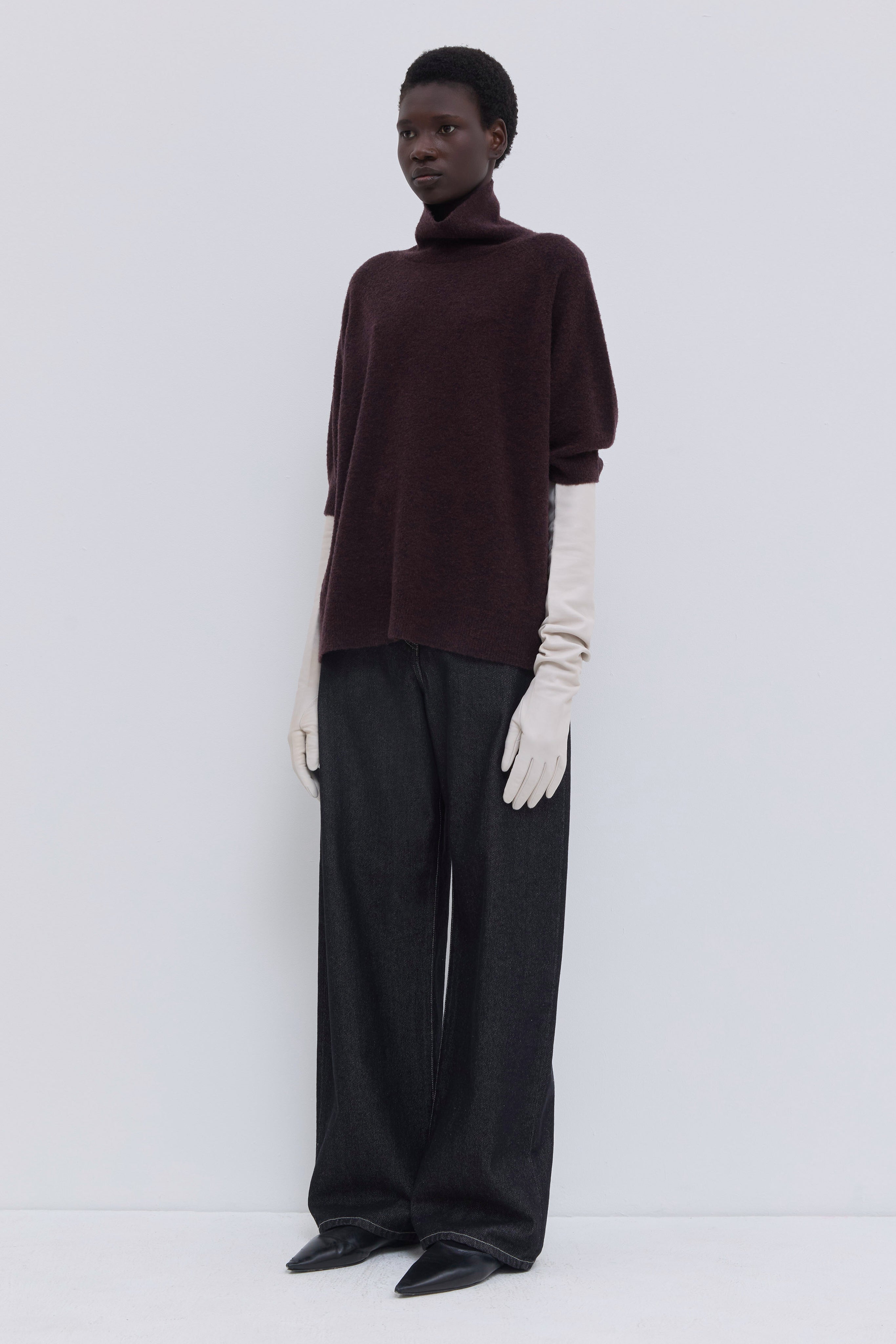 トップス PUR wrinkle knit Kaluhu Turtleneck Knit Top – Christian Wijnants Shop