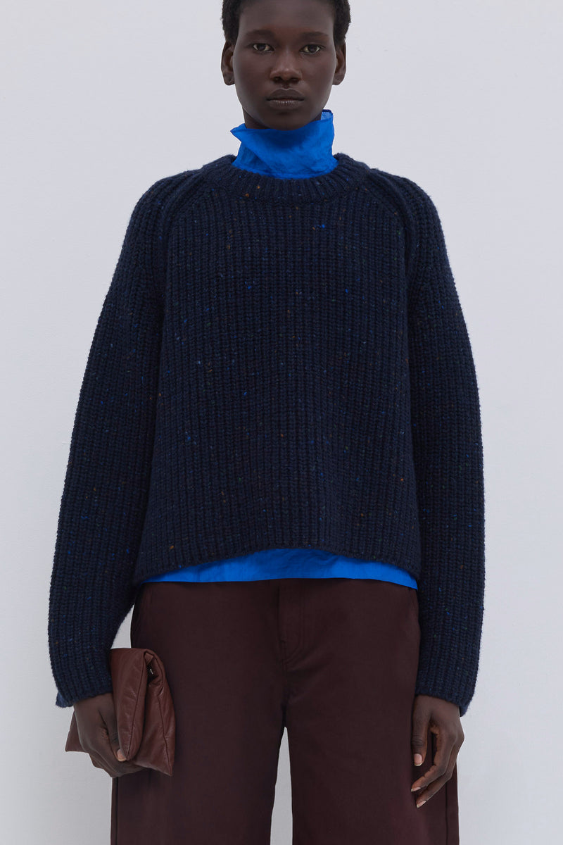 Kamien Ribbed Crewneck Sweater