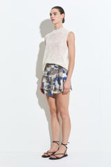 Kanas Sleeveless Knit Top