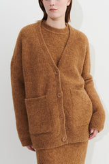 Kestel Boucle Knitted Cardigan