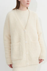 Kestel Boucle Knitted Cardigan