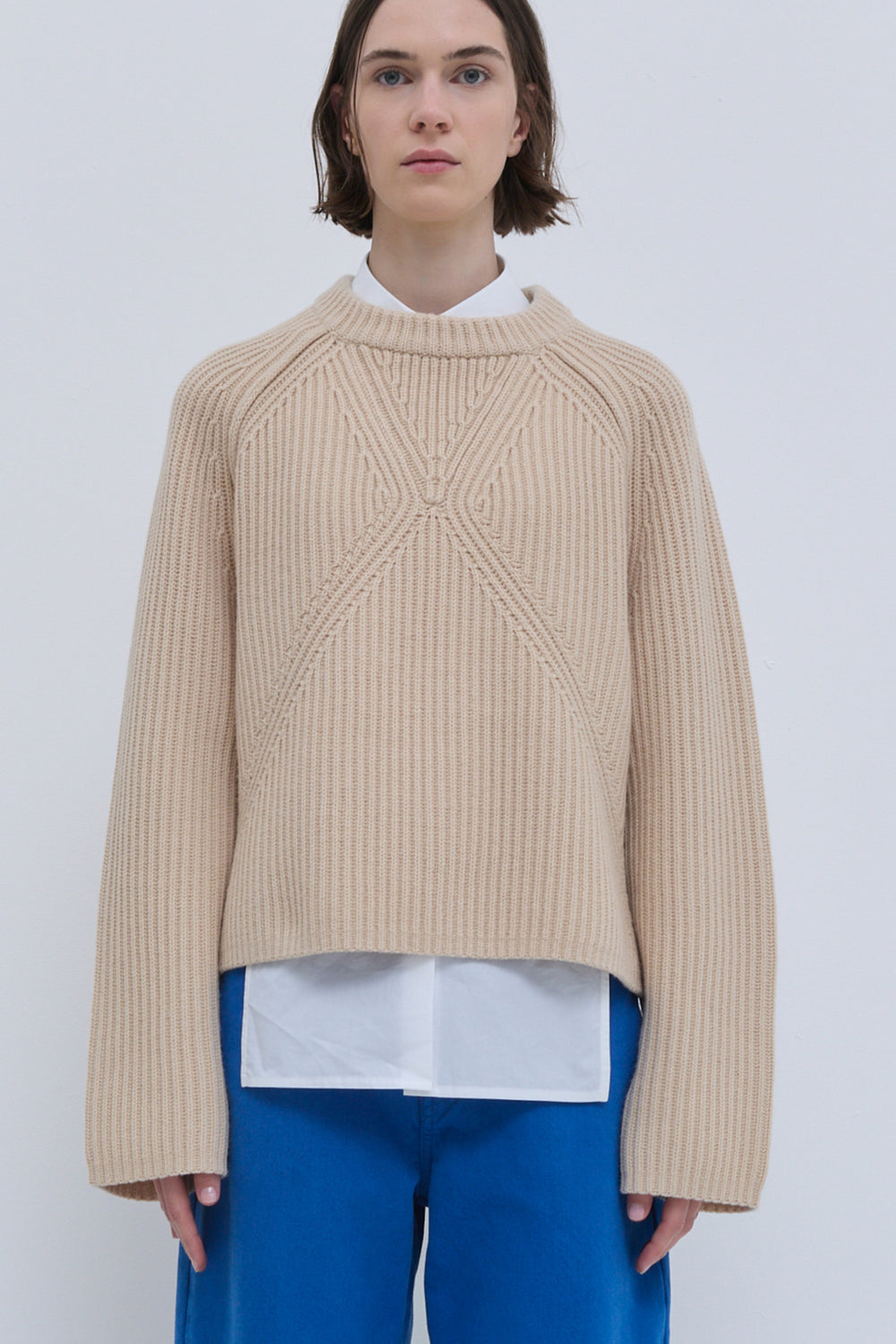 Kismia Crossed Rib Sweater