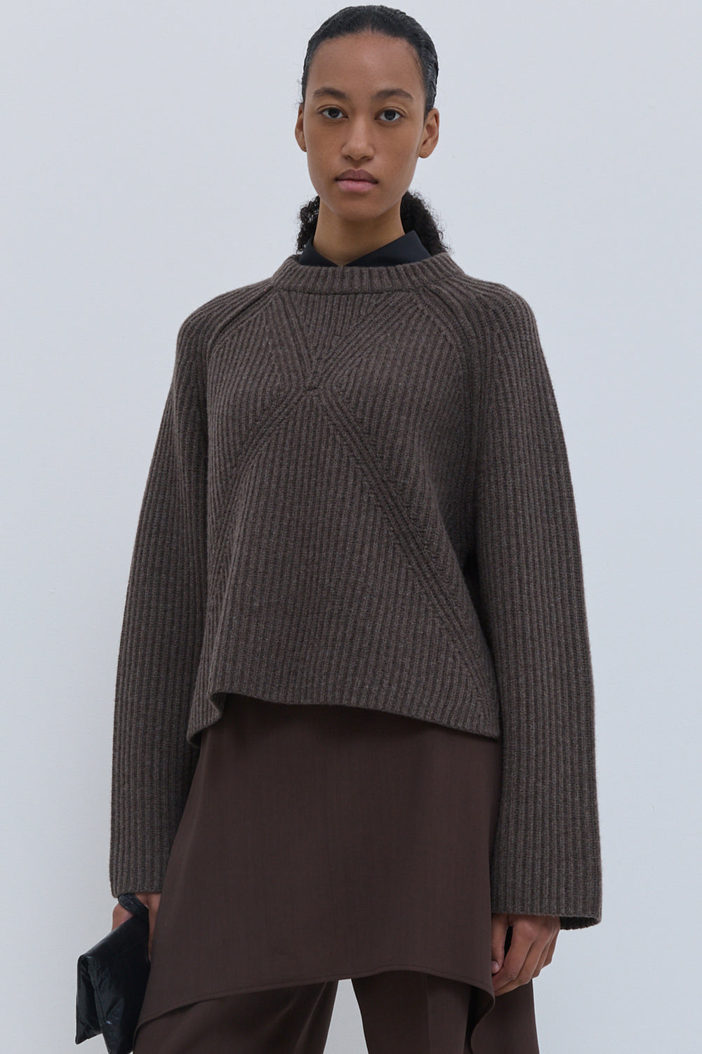 Kismia yak melange cashmere blend sweater