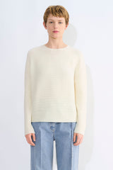 Kopan Seamless Knitted Sweater With Round Neck-Line