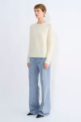 Kopan Seamless Knitted Sweater With Round Neck-Line