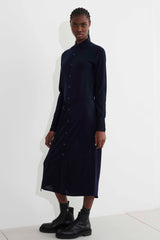 Kuja Knitted Buttondown Shirt Dress