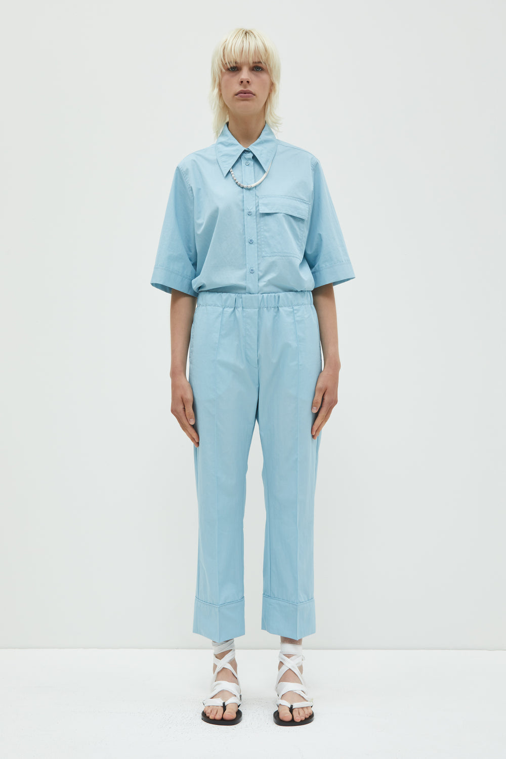 Panesh Cropped Straight Pants