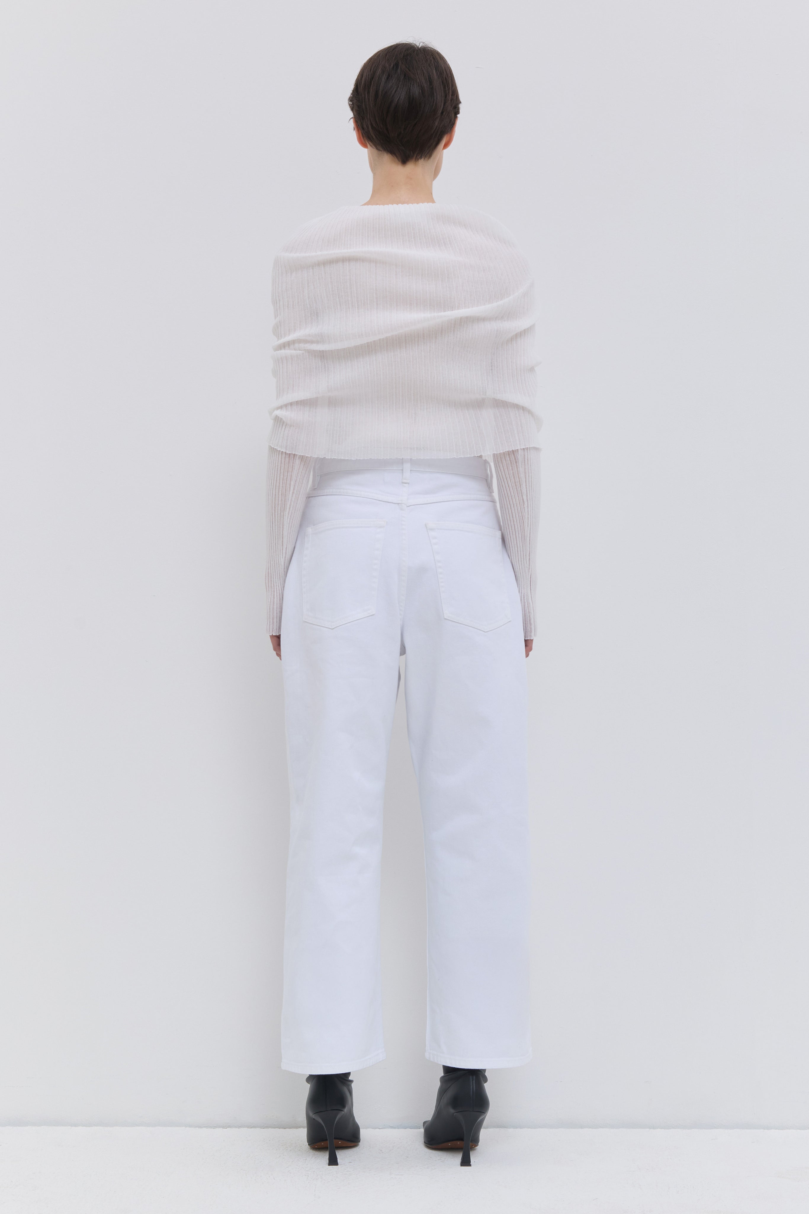 Pavia Cropped Wide-Leg Denim Pants – Christian Wijnants Shop