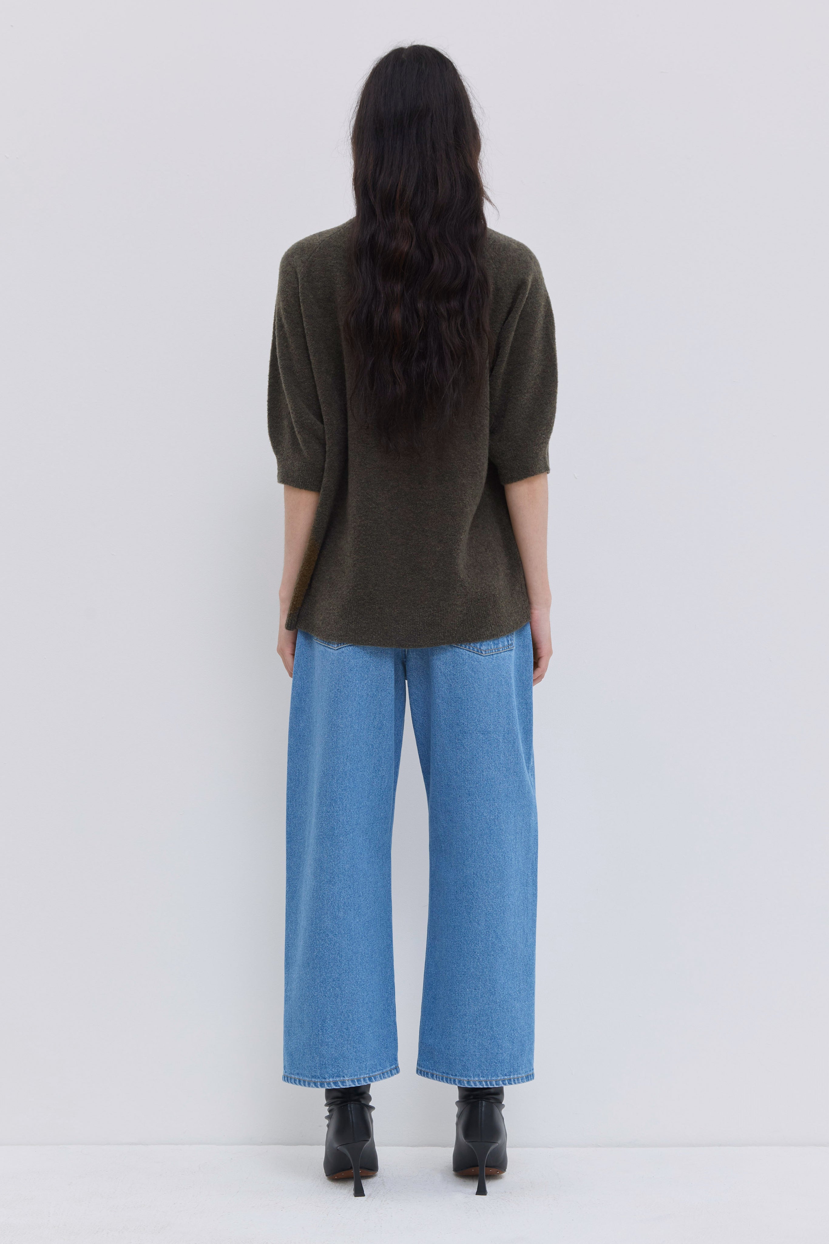 Pavia Cropped Wide-Leg Denim Pants – Christian Wijnants Shop