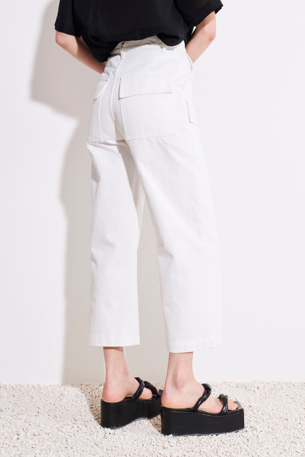 Paya Cropped Denim Trousers