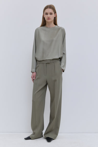 Christian Wijnants women’s Laurel Cloud wool trousers with elegant tailored fit