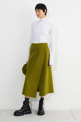 Sola Double Face Wrap Skirt