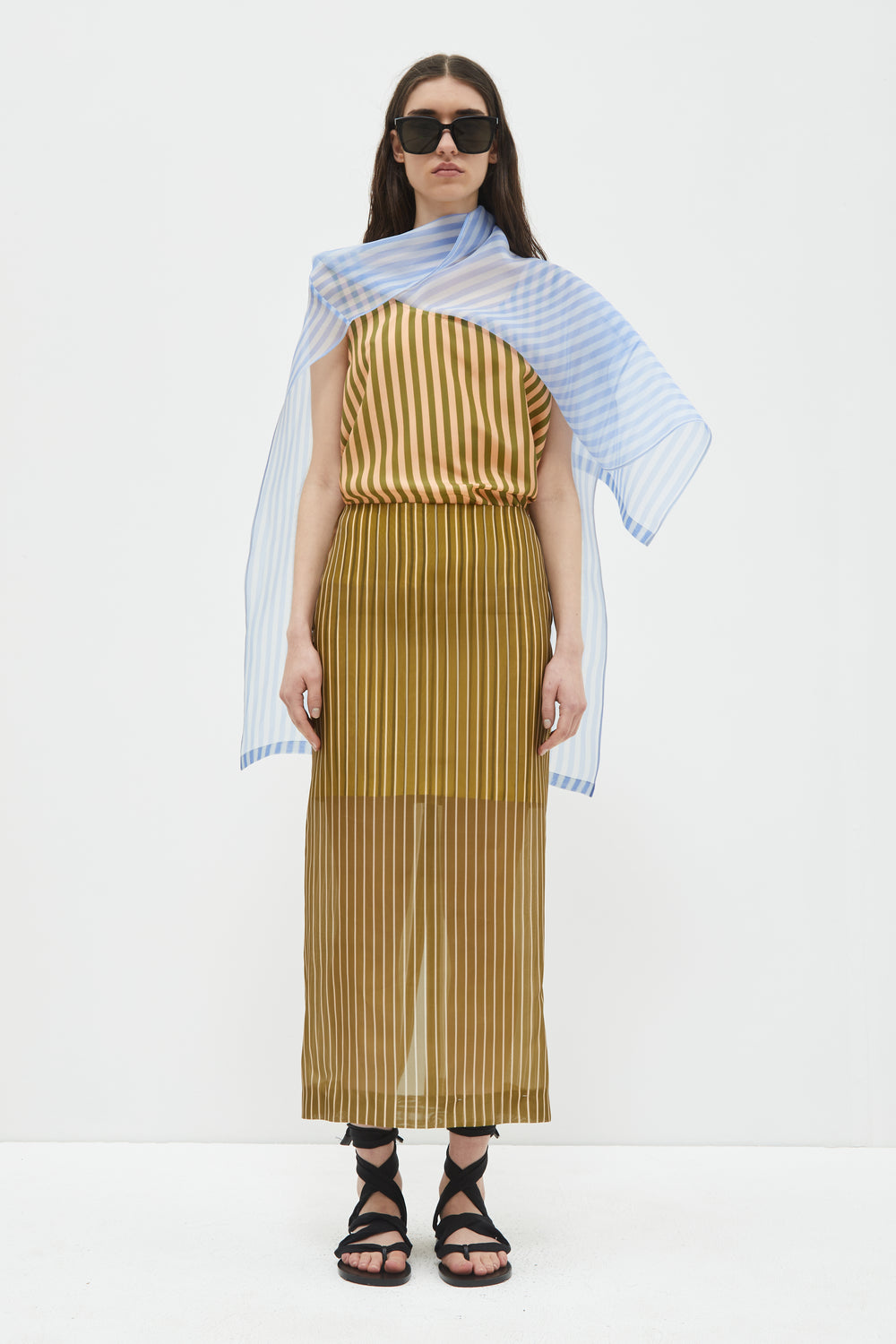 Susa Layered Organza Skirt