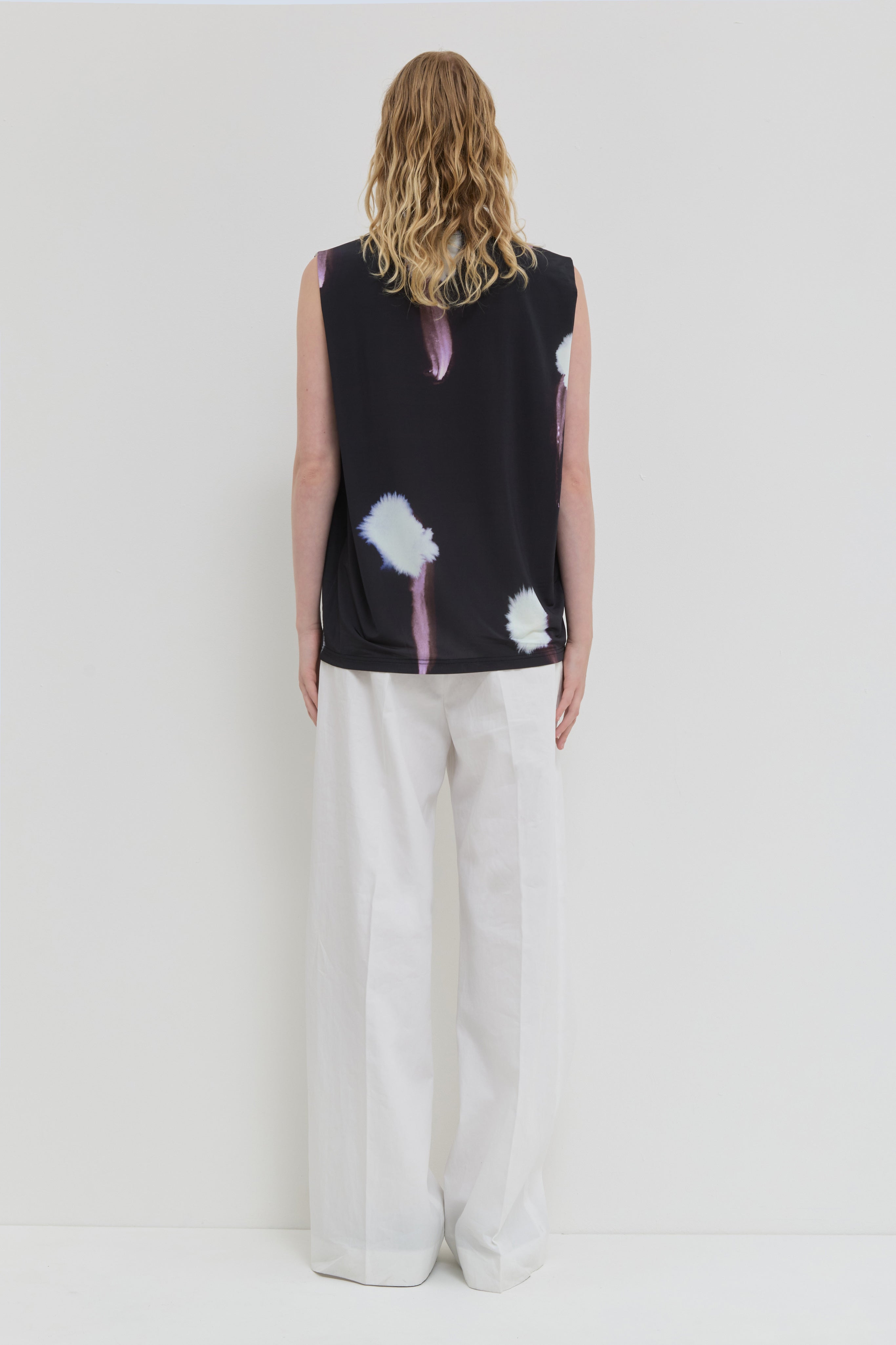 Christian Wijnants | Tabansir Jersey Top Midnight Alliums 
