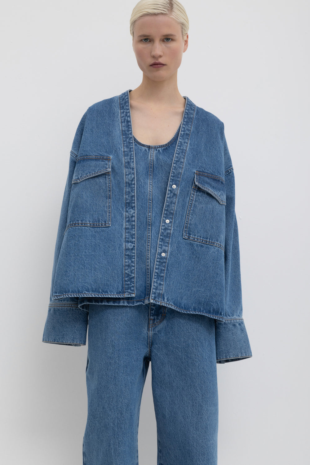 Tarosa Denim Top