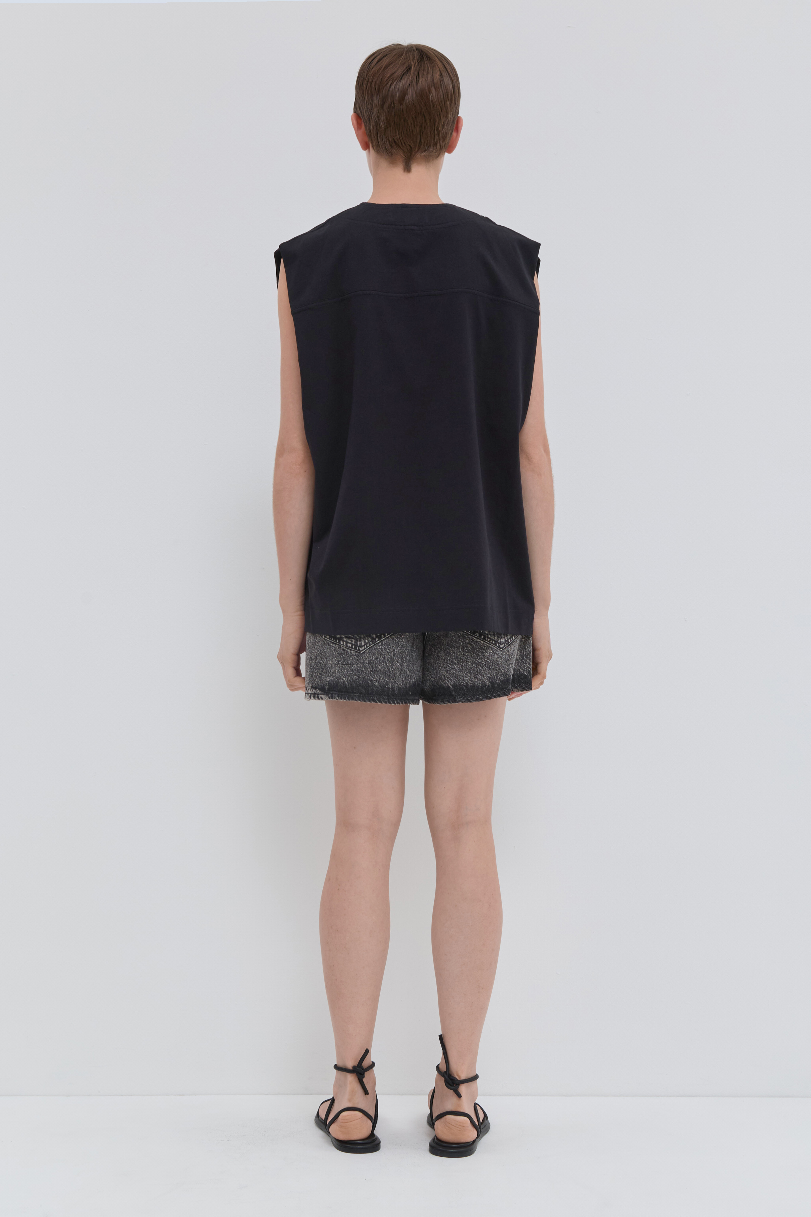 Christian Wijnants | Tawe Jersey Top Black – Christian Wijnants Shop