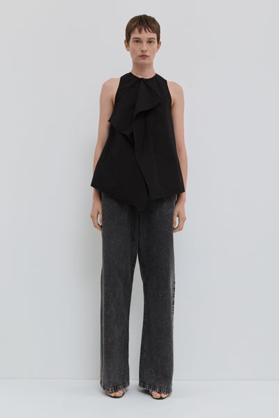 Christian Wijnants | Tilos Woven Top Black – Christian Wijnants Shop