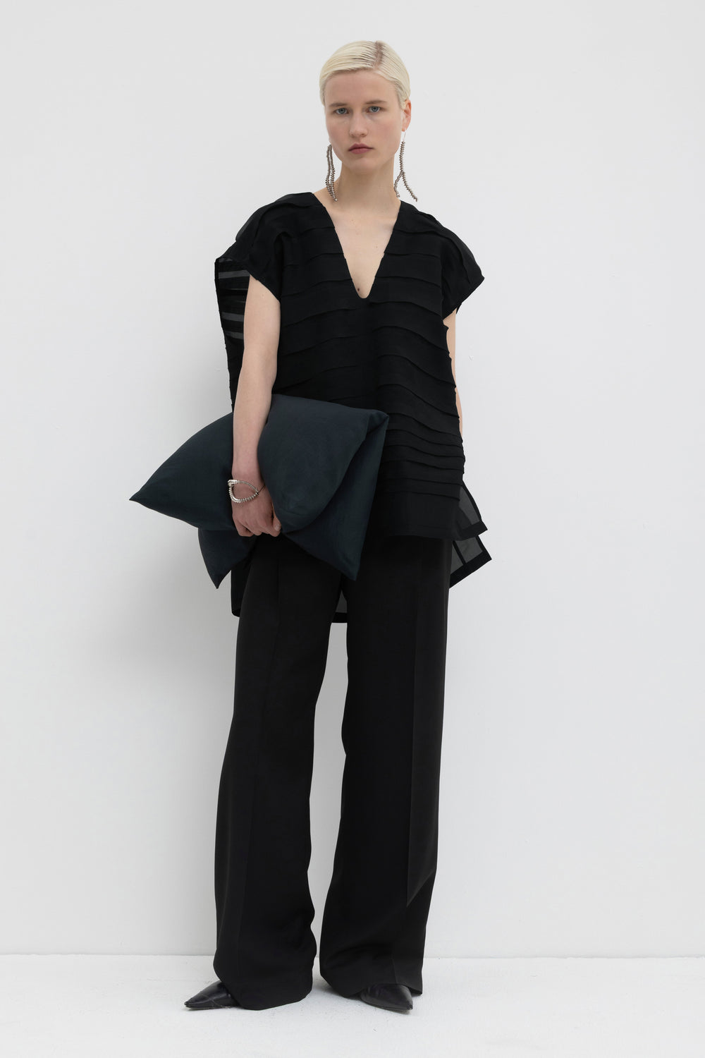 Tiruso Silk Organza Top