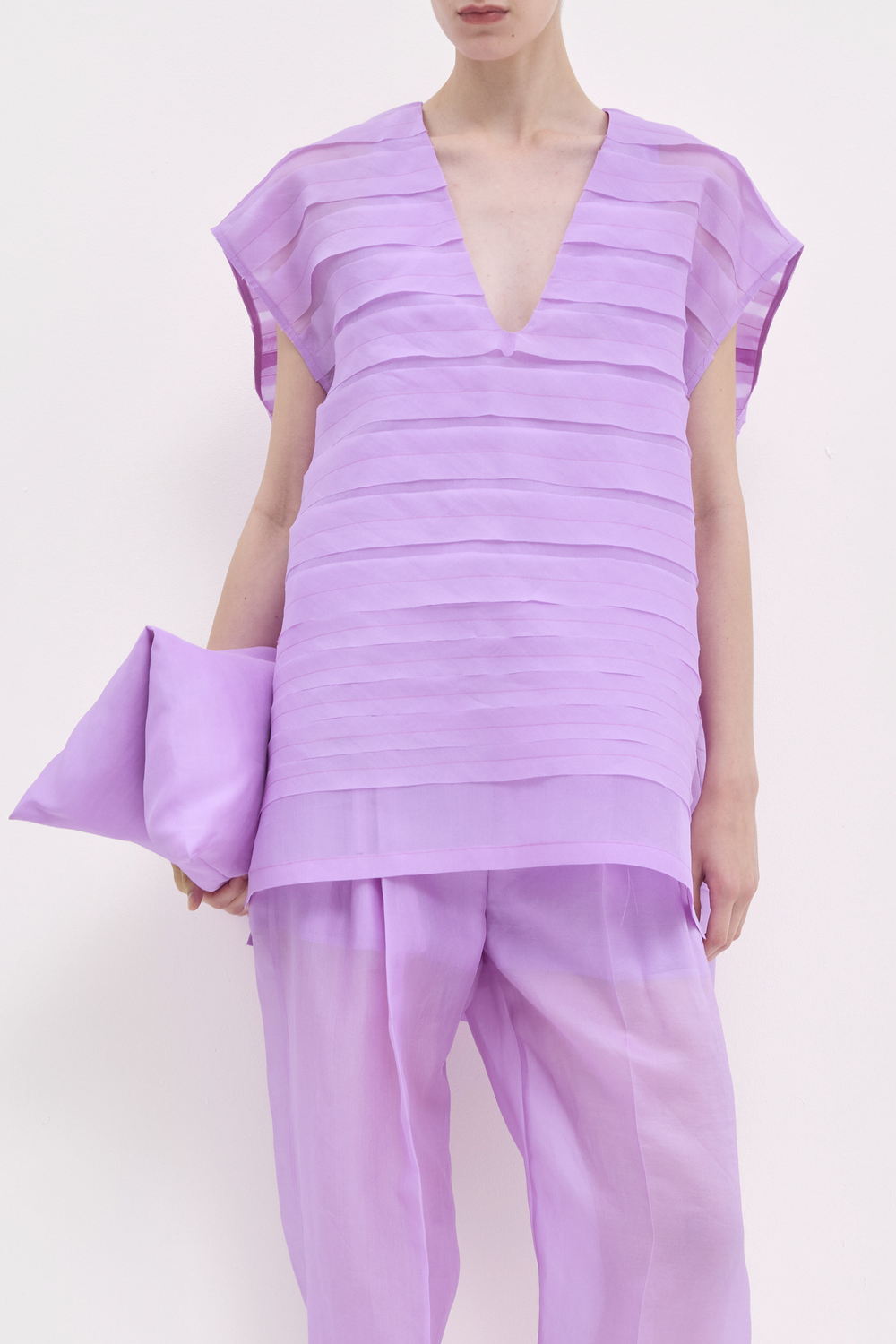 Tiruso Silk Organza Top
