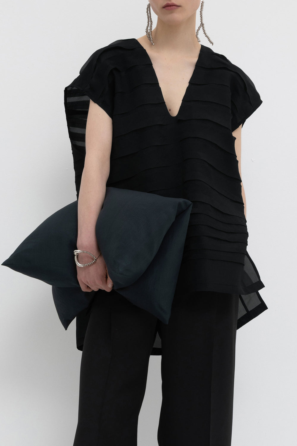 Tiruso Silk Organza Top