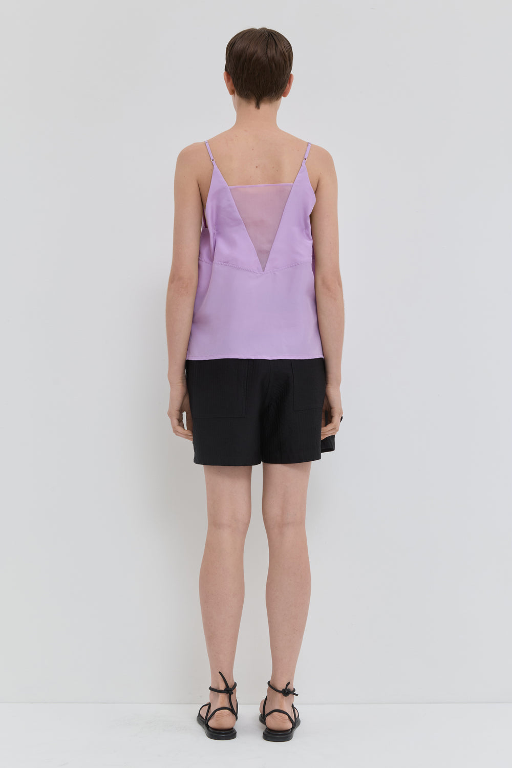 Tulip Flamingo V-Neck top back view