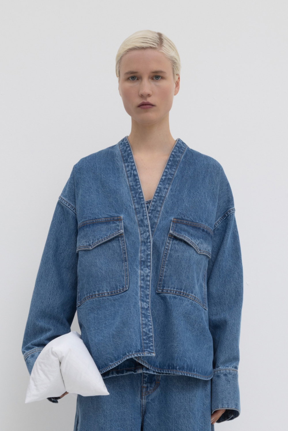 Tarosa Denim Top