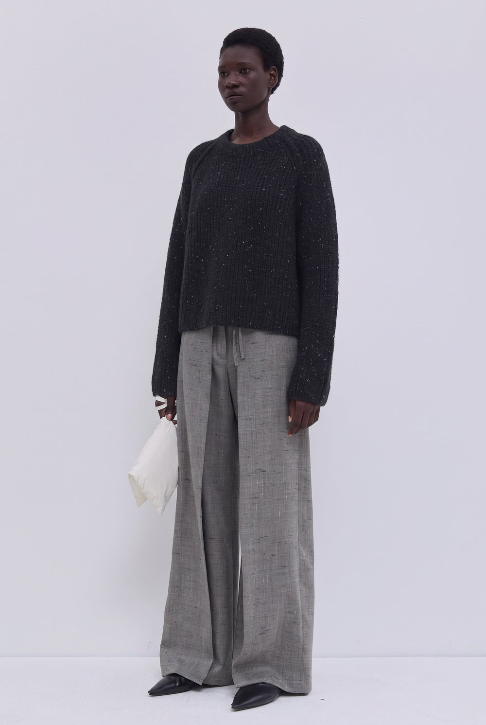 Kamien Ribbed Crewneck Sweater