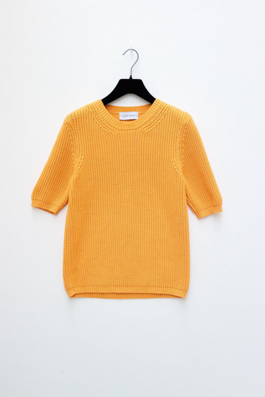 Krasta knitted shortsleeve top
