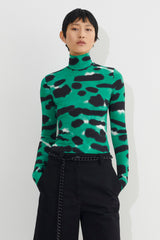 Taj Jersey Turtleneck Top