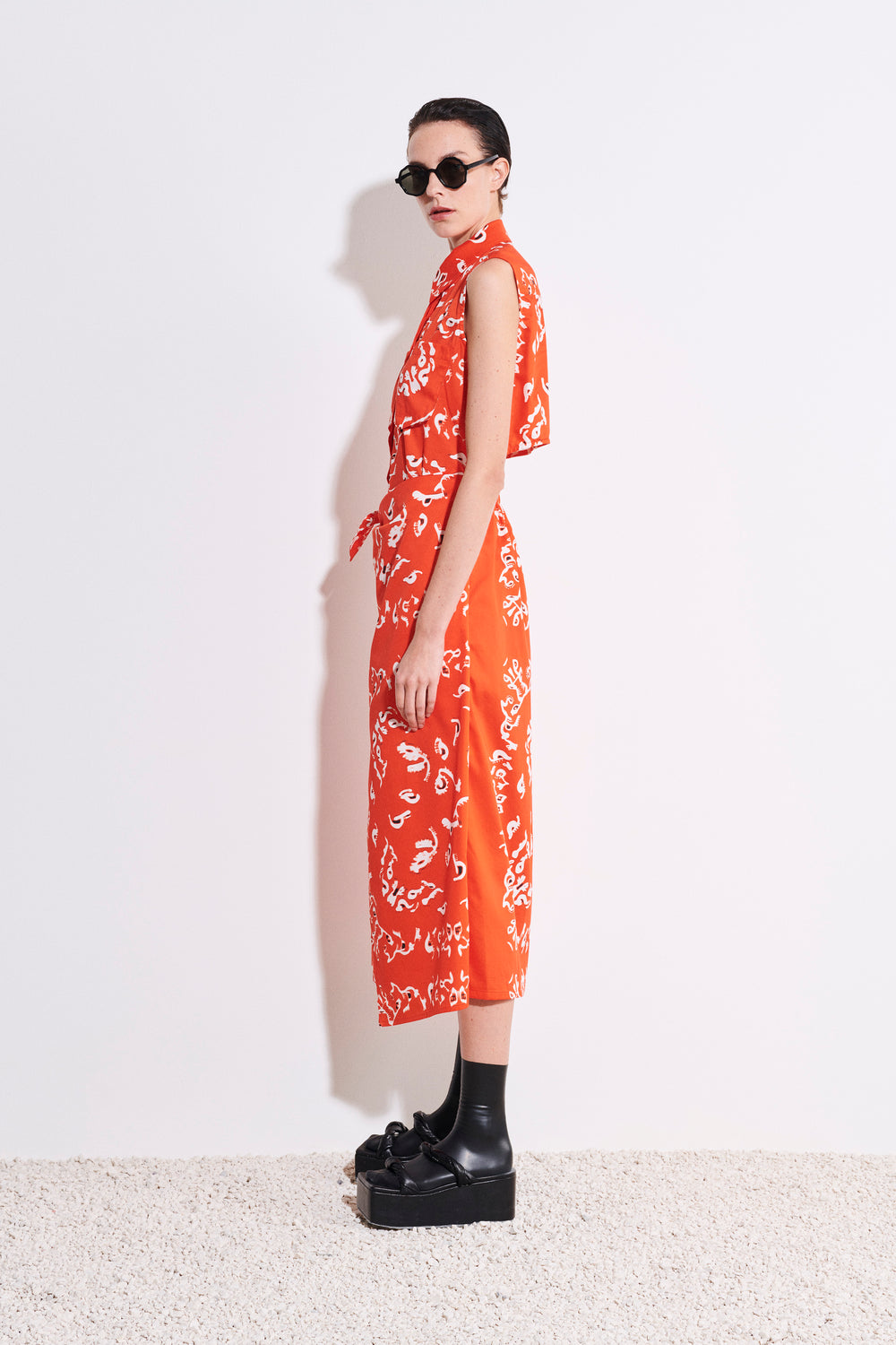 Dofida Sleeveless Wrap Dress