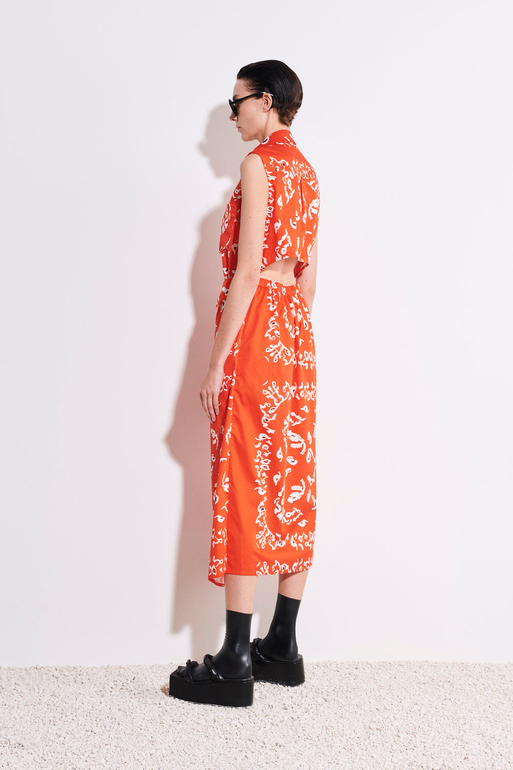 Dofida Sleeveless Wrap Dress