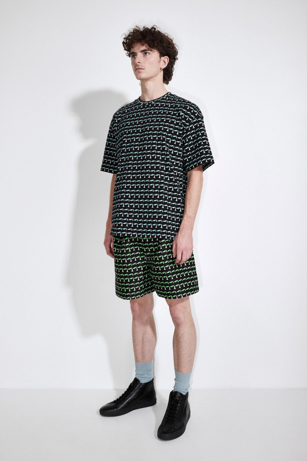 Pablo Elastic Waistband Shorts